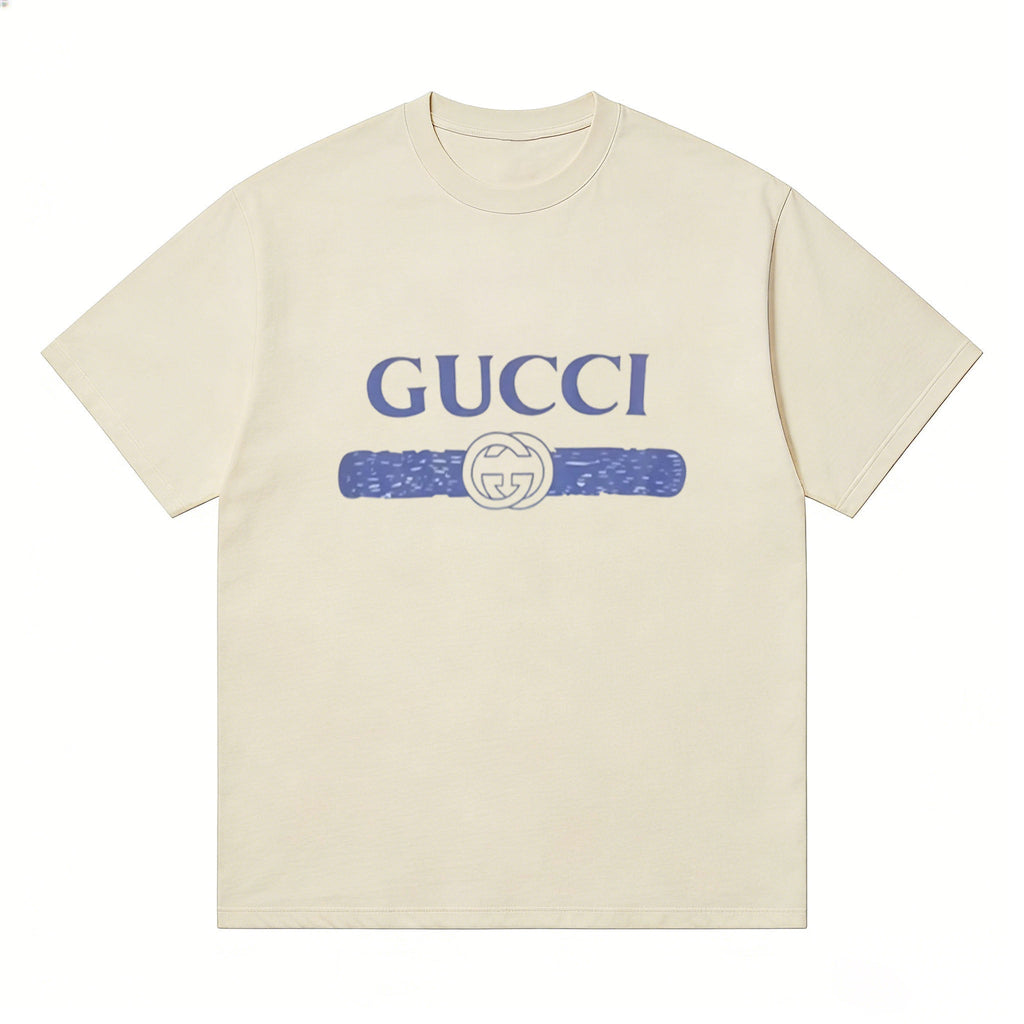 GUCCI Kaos Logo Seri Huruf, Unisex, COD '"    '"  G-203