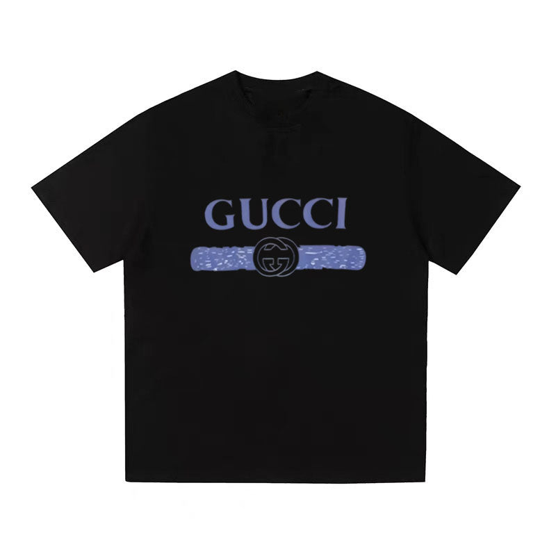 GUCCI Kaos Logo Seri Huruf, Unisex, COD '"    '"  G-203