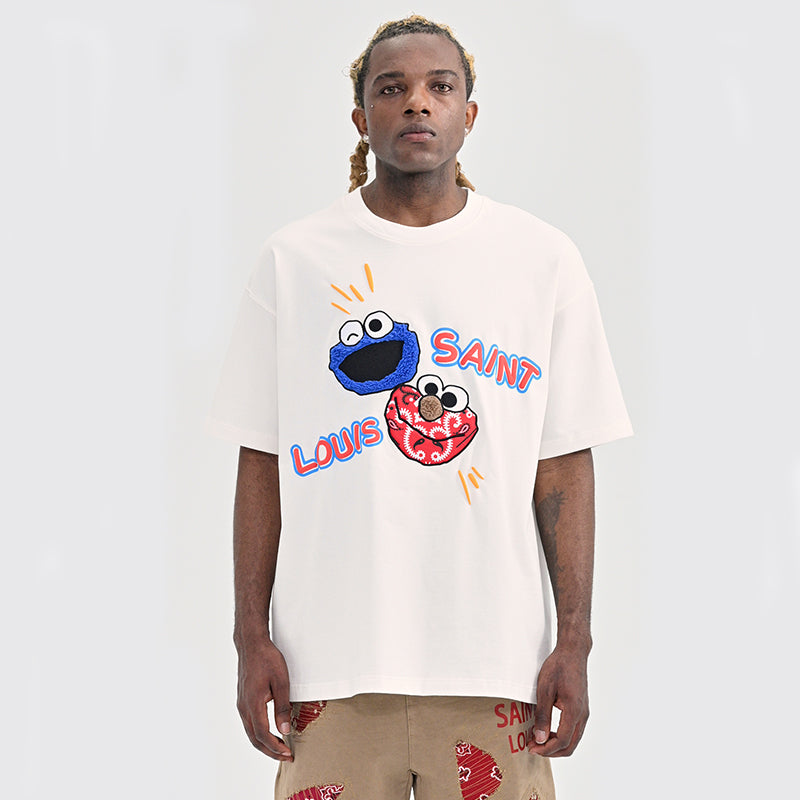 LV Kaos Logo Seri Huruf, Unisex, COD '-L-31