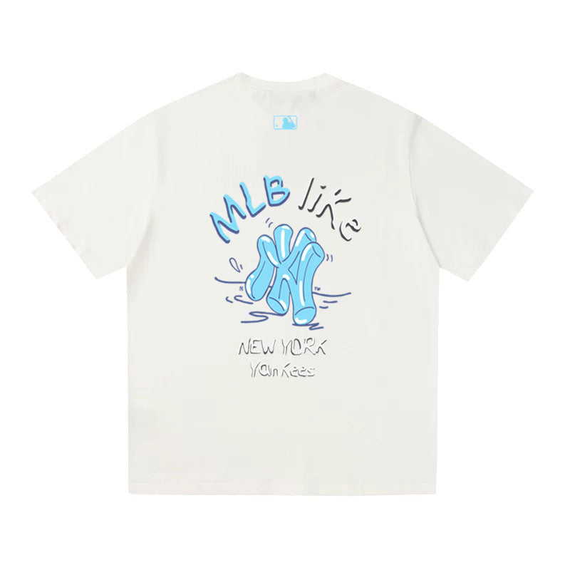 MLB Kaos Logo Seri Huruf, Unisex '"COD '" M-223 Ada 3 Pilihan Warna