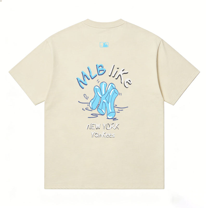 MLB Kaos Logo Seri Huruf, Unisex '"COD '" M-223 Ada 3 Pilihan Warna