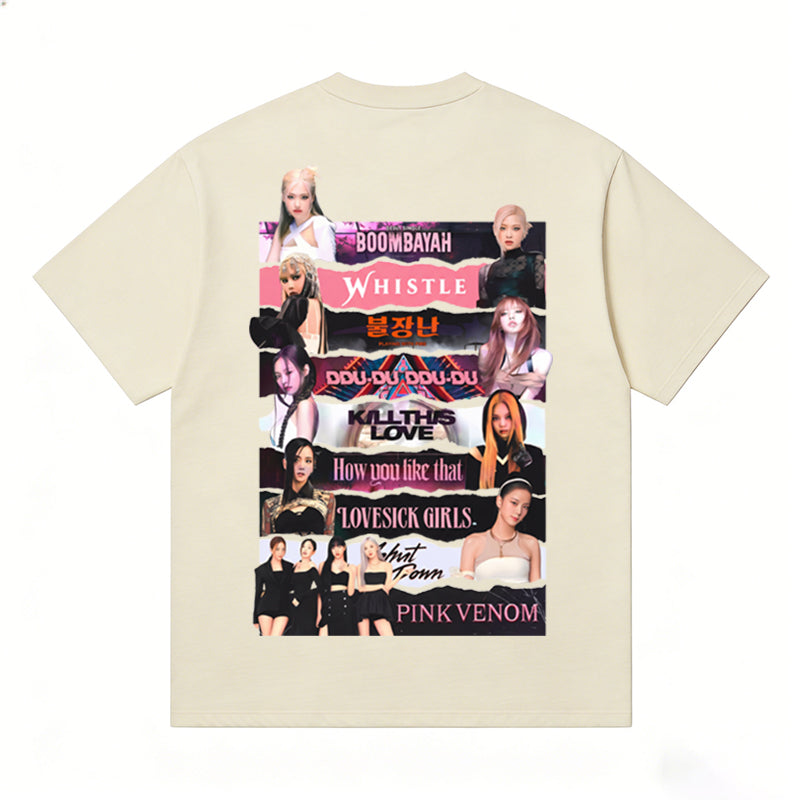 BLACKPINK Kaos Logo Seri Huruf, Unisex '"COD '" BP-202