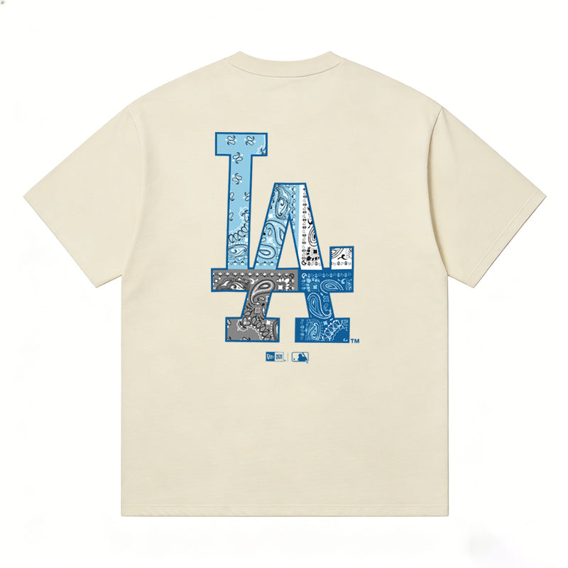 MLB Kaos Logo Seri Huruf, Unisex '"COD '" M-222 Ada 3 Pilihan Warna