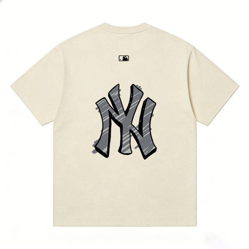 MLB Kaos Logo Seri Huruf, Unisex '"COD '" M-225 Ada 3 Pilihan Warna