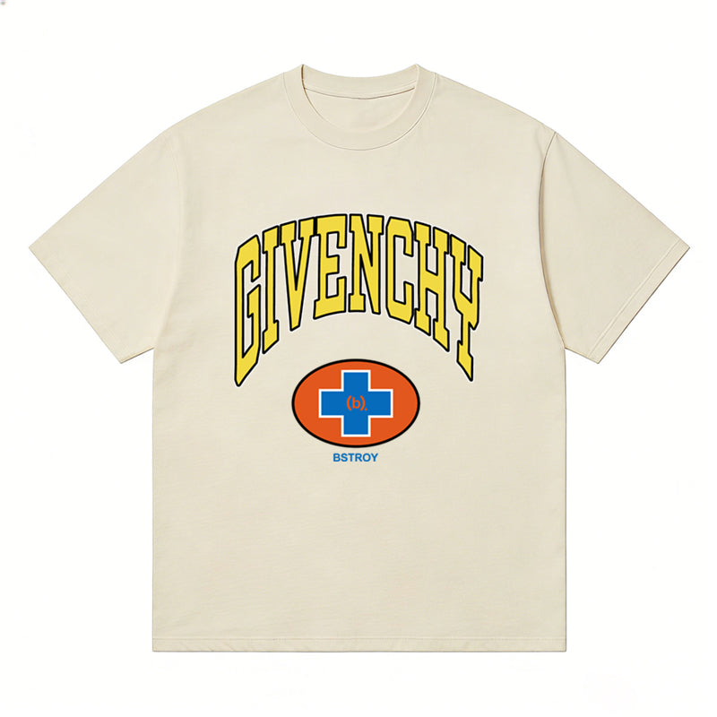 Givenchy Kaos Logo Seri Huruf, Unisex '"COD '"  GIV-203