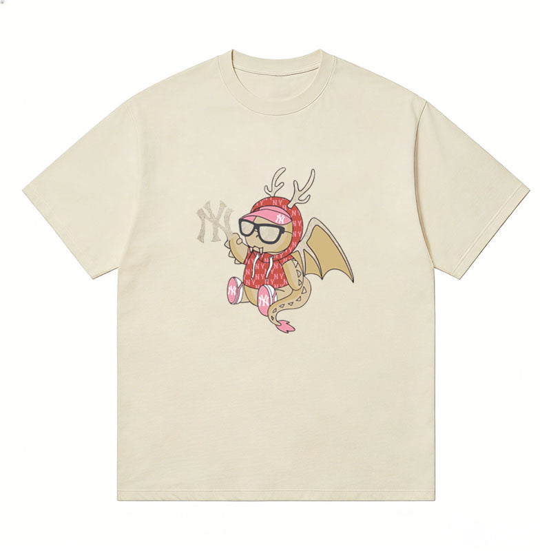 MLB Kaos Logo Seri Huruf, Unisex '"COD '" M-227 Ada 3 Pilihan Warna