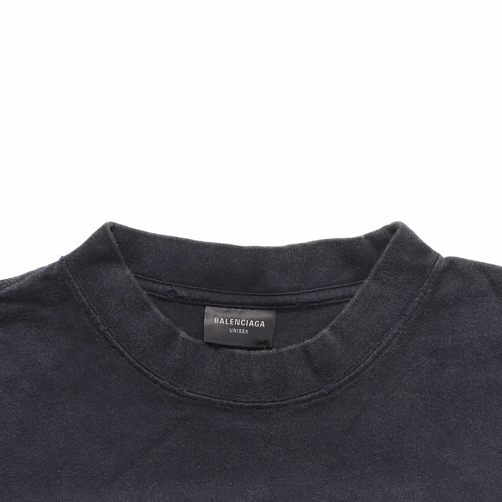 Kaos Pendek Balenciaga dengan Motif Gambar/Cetak, Cocok untuk Pria dan Wanita -BL-22