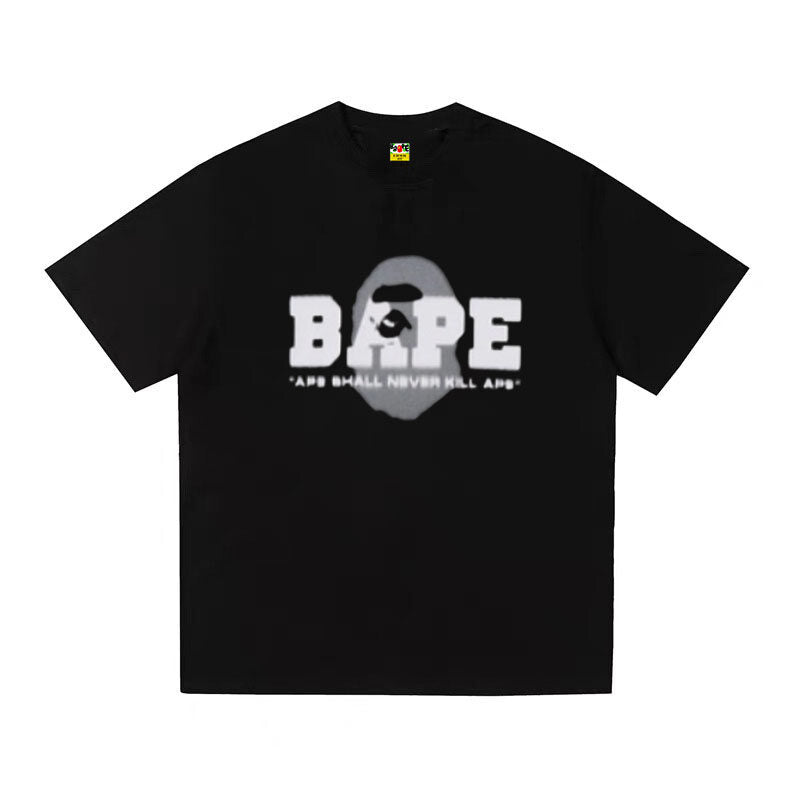 A BATHING APE Kaos Logo Seri Huruf, Unisex '"COD '"  AP-213