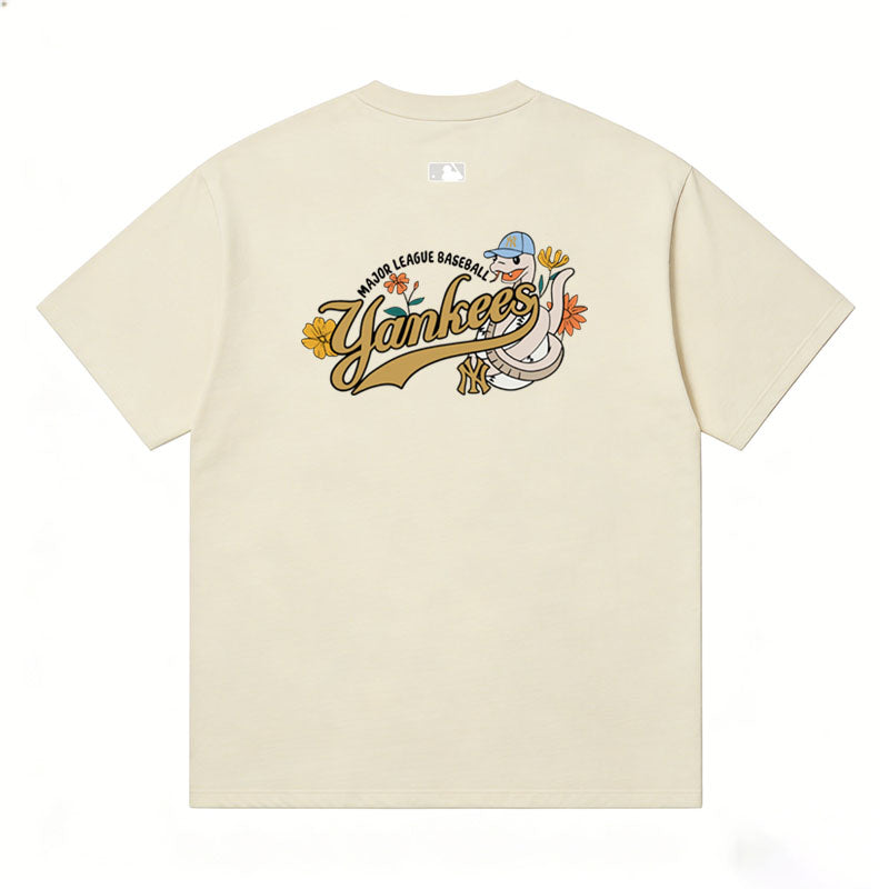 MLB Kaos Logo Seri Huruf, Unisex '"COD '" M-228 Ada 3 Pilihan Warna