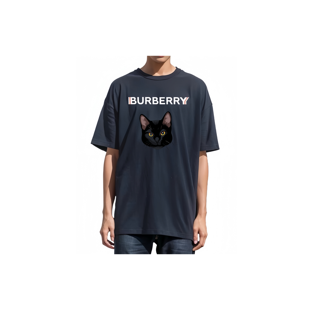 Burberry Kaos Logo Seri Huruf, Unisex, COD '"B-43