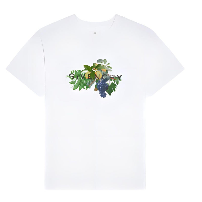 Kaos Givenchy Bermotif, Unisex -J-23