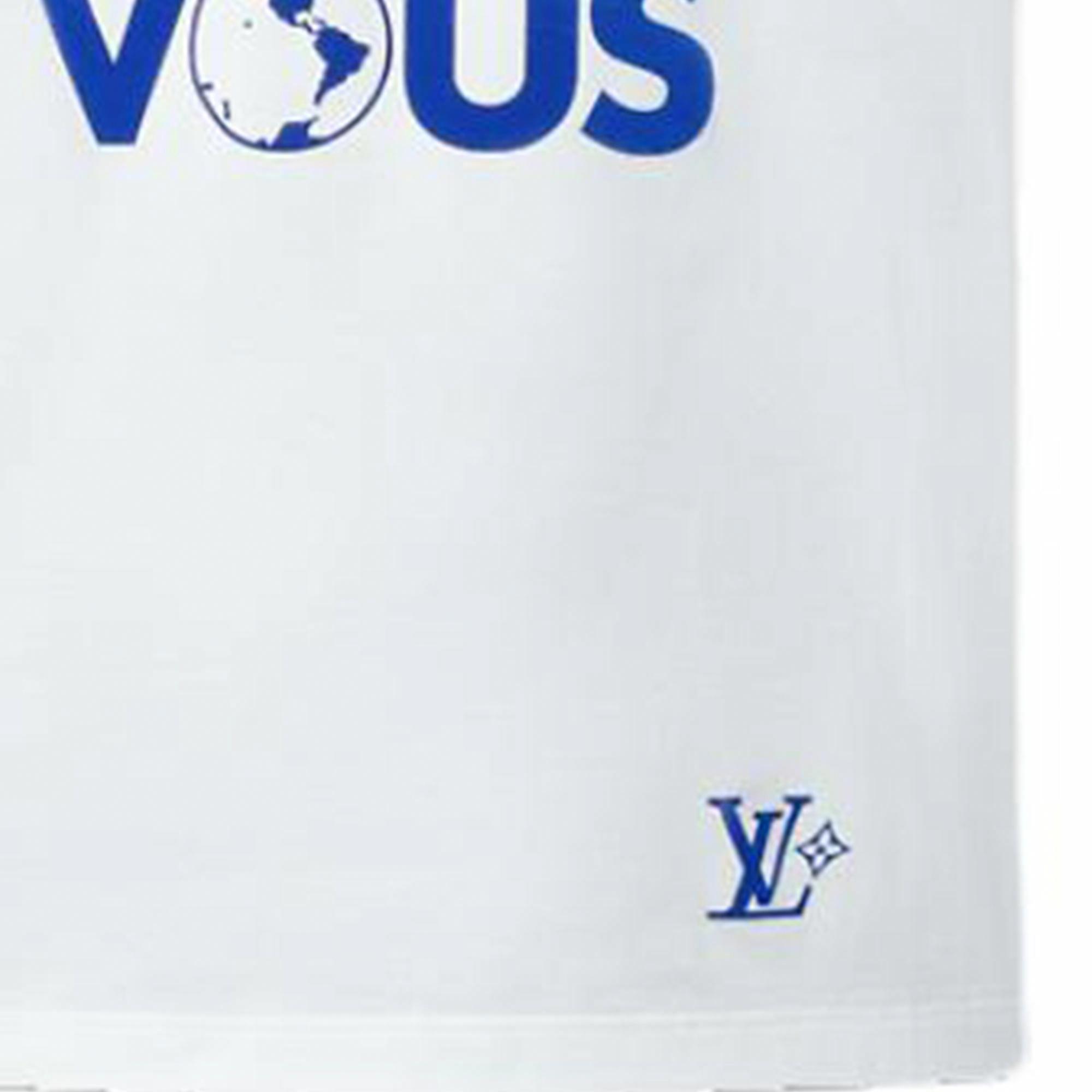 LV Kaos Logo Seri Huruf, Unisex, COD '-L-07