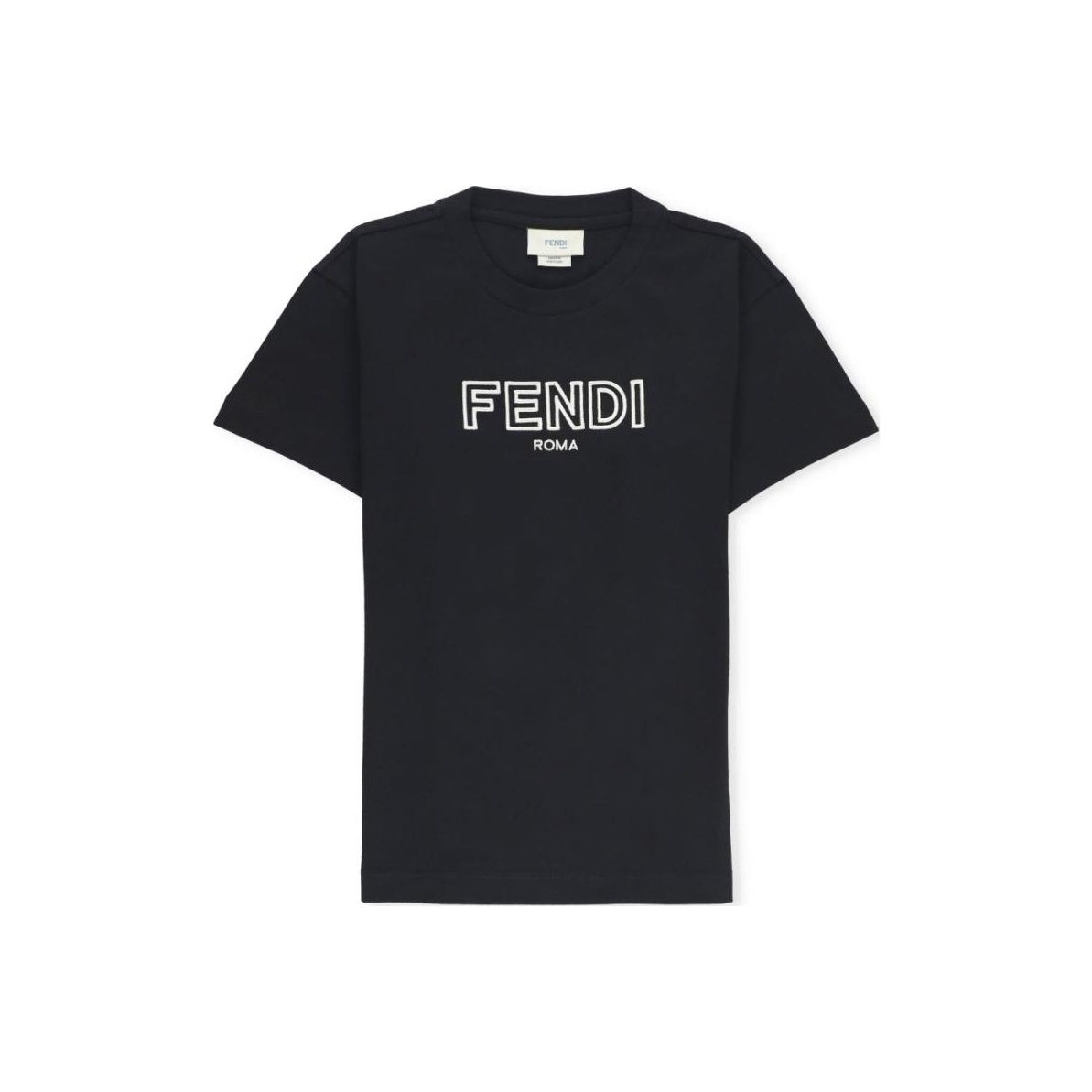 Kaos Pendek FENDI dengan Motif Gambar/Cetak, Cocok untuk Pria dan WanitaF-35
