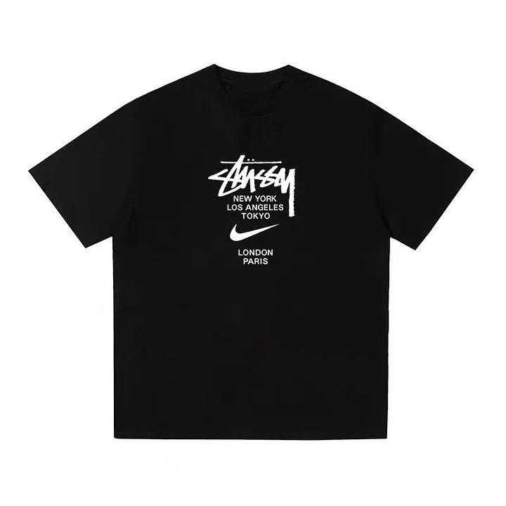 STUSSY Kaos Logo Seri Huruf, Unisex '"COD '" ST-3