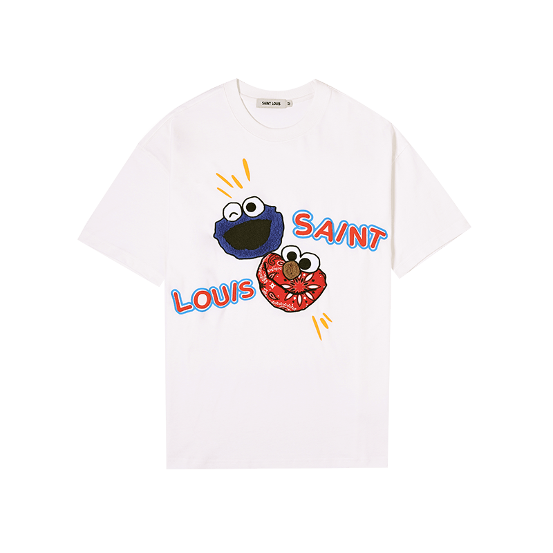 LV Kaos Logo Seri Huruf, Unisex, COD '-L-31