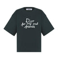 Kaos Pendek DIOR dengan Motif Gambar/Cetak, Cocok untuk Pria dan Wanita  -D-17