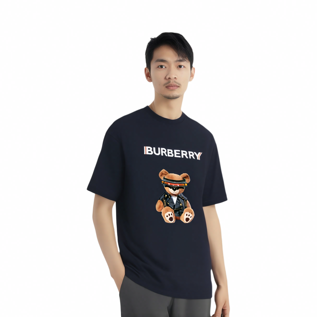 Burberry Kaos Logo Seri Huruf, Unisex, COD '"B-31