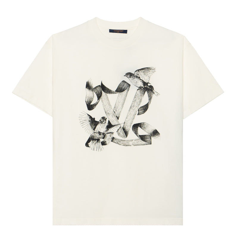 LV Kaos Logo Seri Huruf, Unisex, COD '-L-06