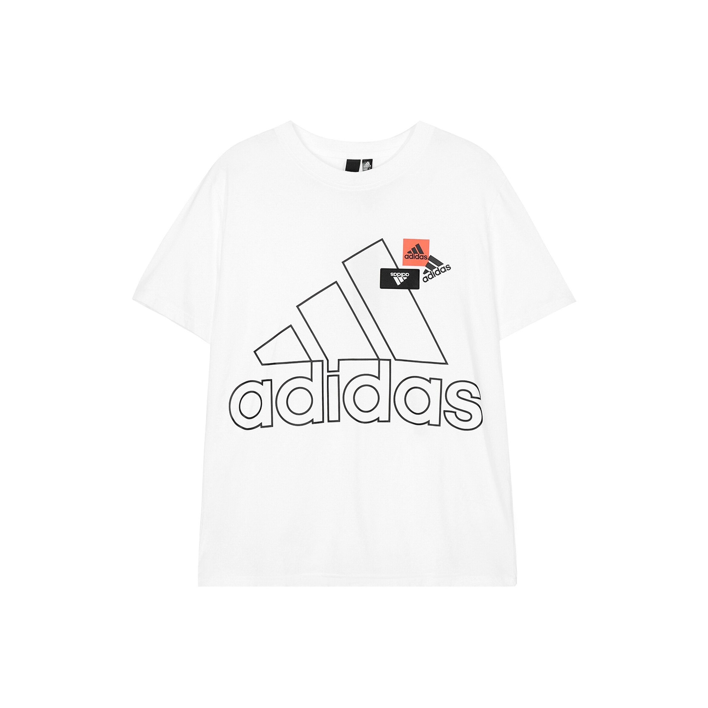 adidas Kaos Logo Seri Huruf, Unisex, COD '" AD-40