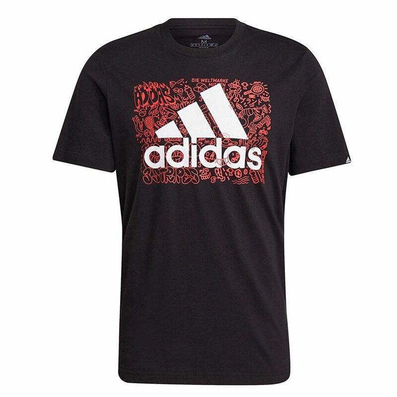 adidas Kaos Logo Seri Huruf, Unisex, COD '" AD-48