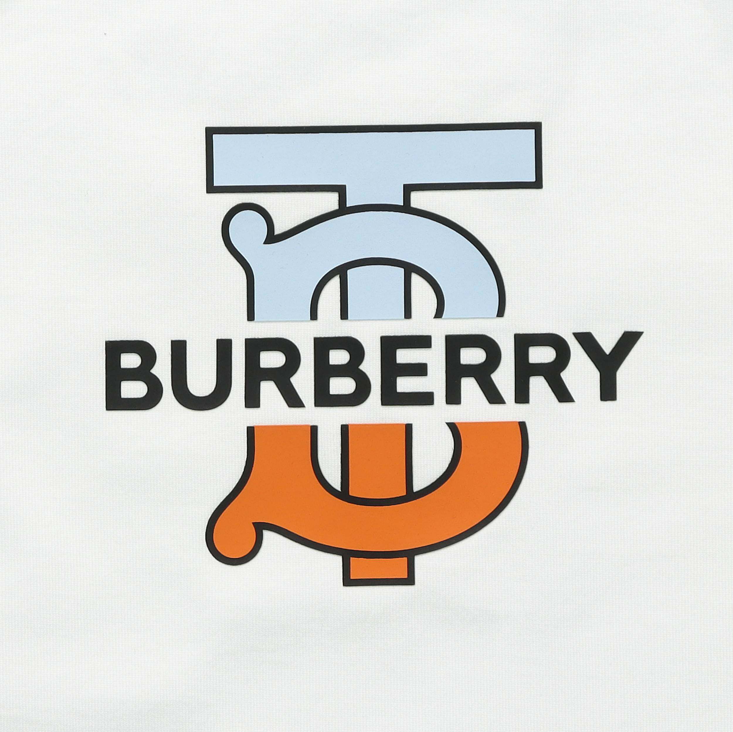 Burberry Kaos Logo Seri Huruf, Unisex, COD '"B-53