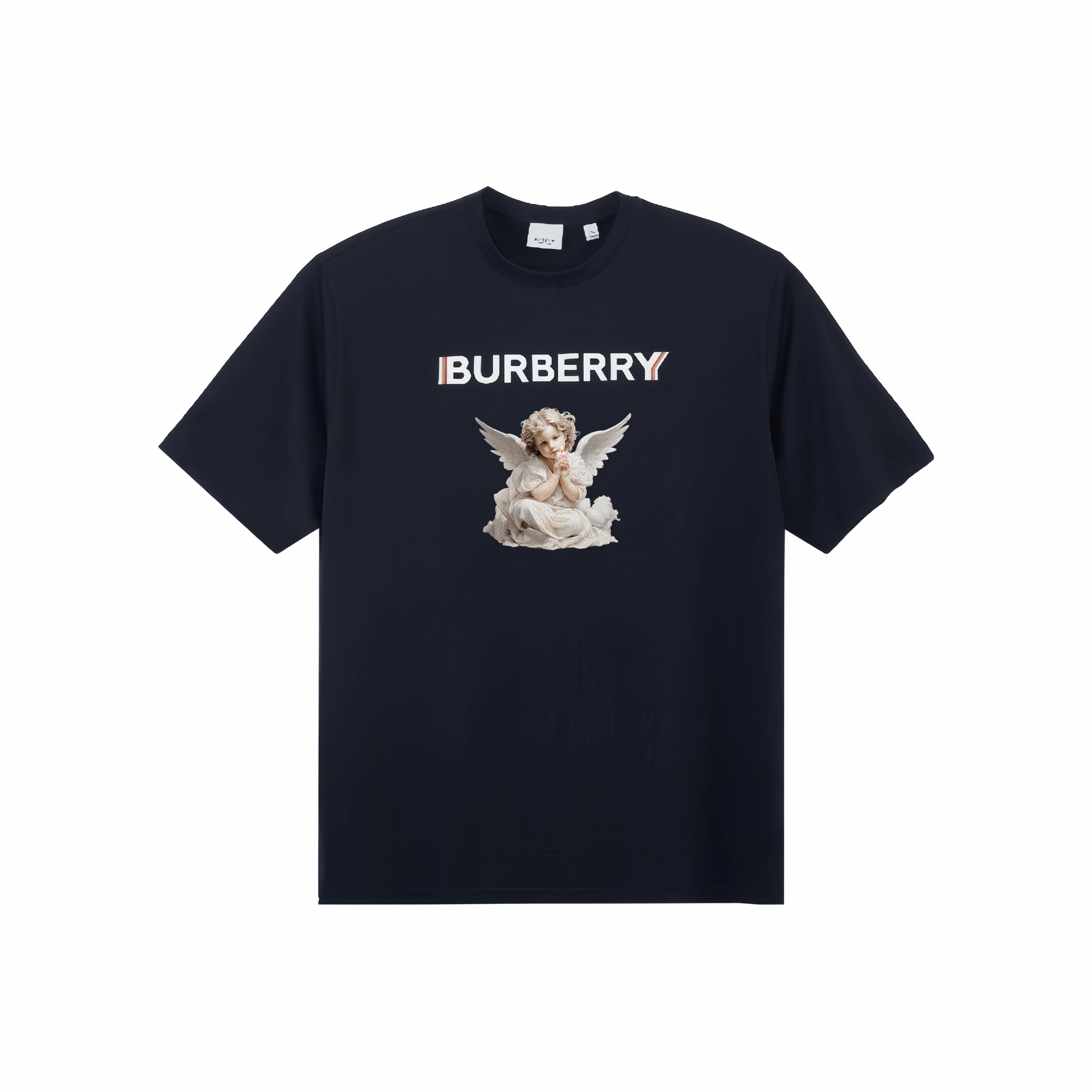 Burberry Kaos Logo Seri Huruf, Unisex, COD '"B-18