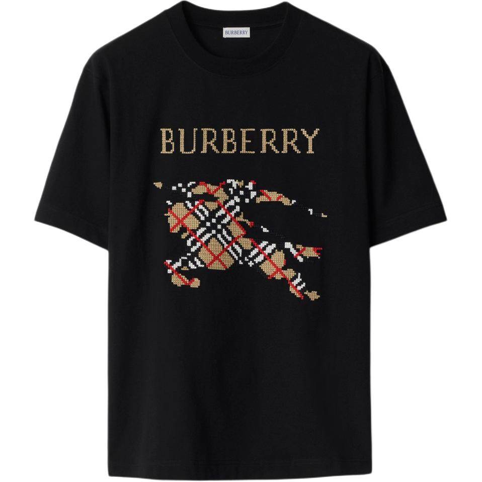 Burberry Kaos Logo Seri Huruf, Unisex, COD '"B-04