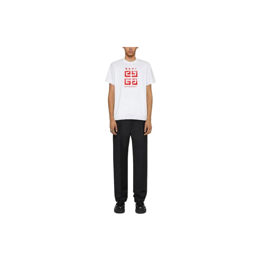 Kaos Givenchy Bermotif, Unisex -J-30