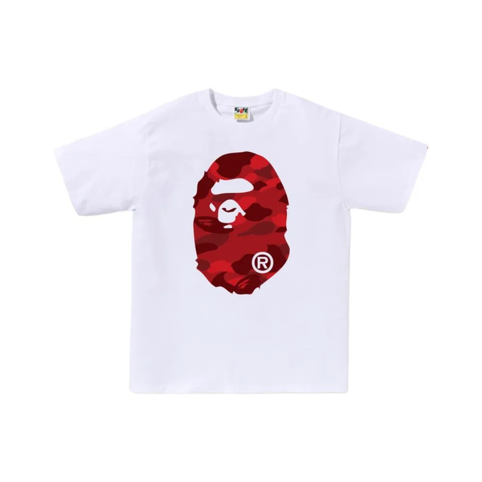 A BATHING APE Kaos Logo Seri Huruf, Unisex '"COD '"  AP-200