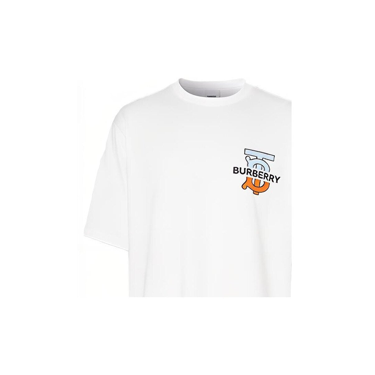 Burberry Kaos Logo Seri Huruf, Unisex, COD '"B-53