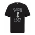 Kaos Pendek DIOR dengan Motif Gambar/Cetak, Cocok untuk Pria dan Wanita  -D-03