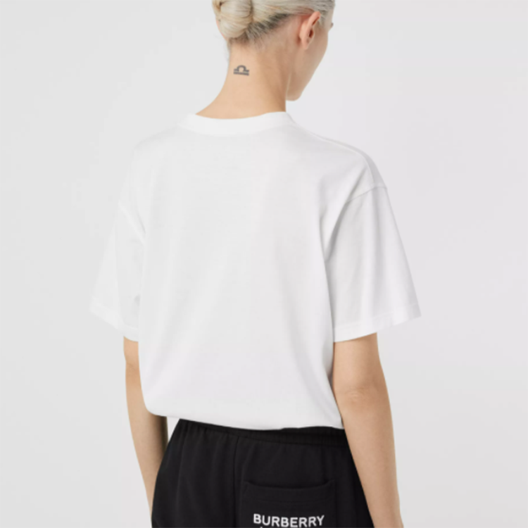 Burberry Kaos Logo Seri Huruf, Unisex, COD '"B-06