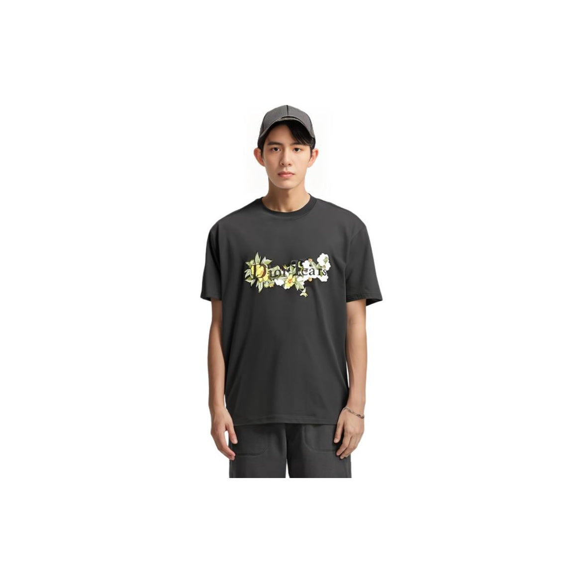 Kaos Pendek DIOR dengan Motif Gambar/Cetak, Cocok untuk Pria dan Wanita  -D-11