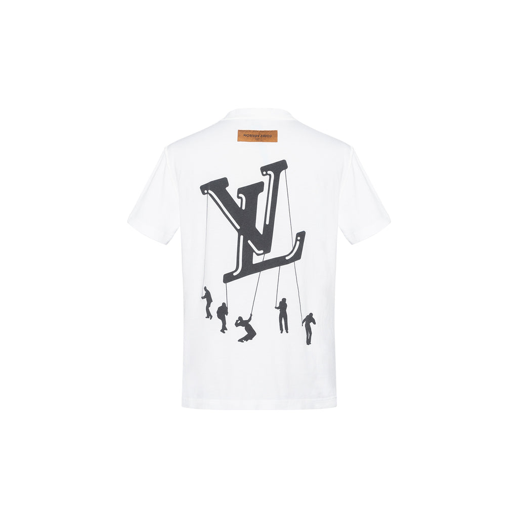 LV Kaos Logo Seri Huruf, Unisex, COD '-L-10