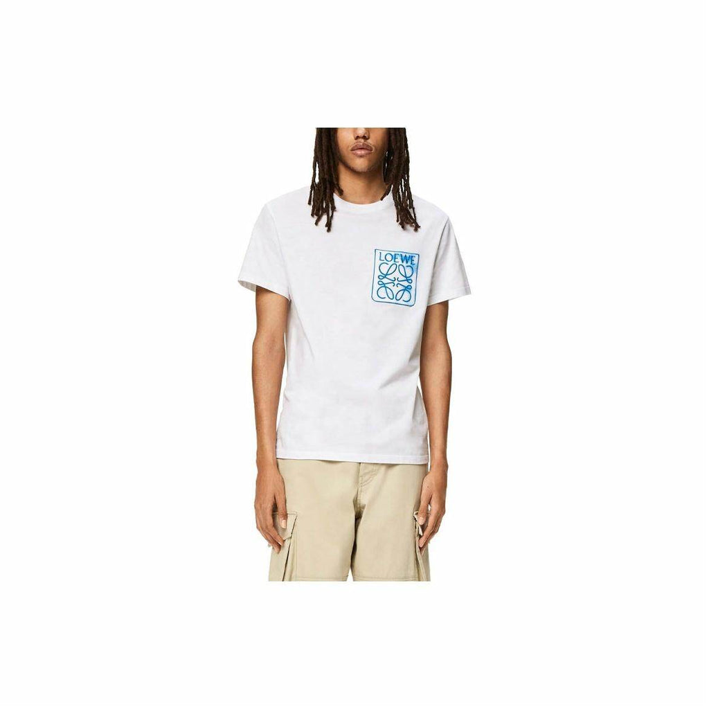 Kaos Pendek LOEWE dengan Motif Gambar/Cetak, Cocok untuk Pria dan Wanita -LE-03