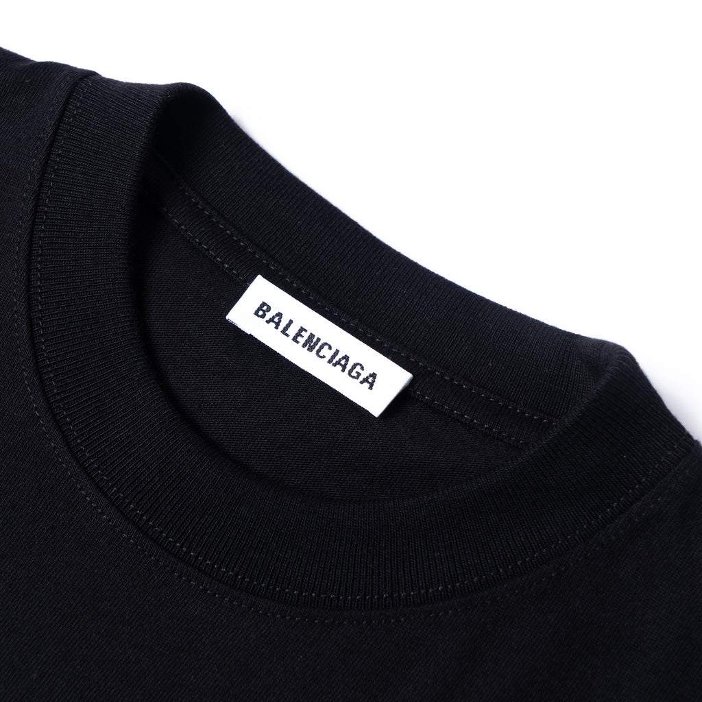 Kaos Pendek Balenciaga dengan Motif Gambar/Cetak, Cocok untuk Pria dan Wanita -BL-15