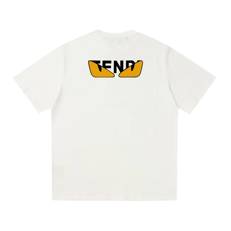 FENDI Kaos Oversize Original - Kualitas Terbaik, Unisex, COD FD-1