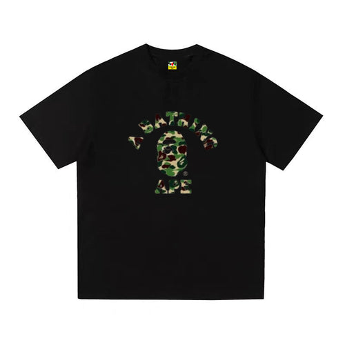 A BATHING APE Kaos Logo Seri Huruf, Unisex '"COD '"  AP-203