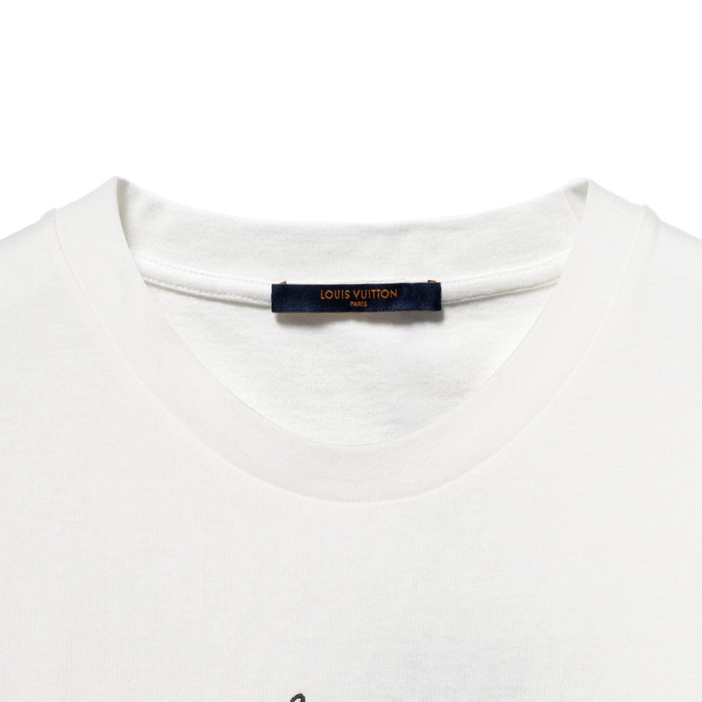 LV Kaos Logo Seri Huruf, Unisex, COD '-L-09