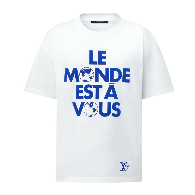 LV Kaos Logo Seri Huruf, Unisex, COD '-L-07