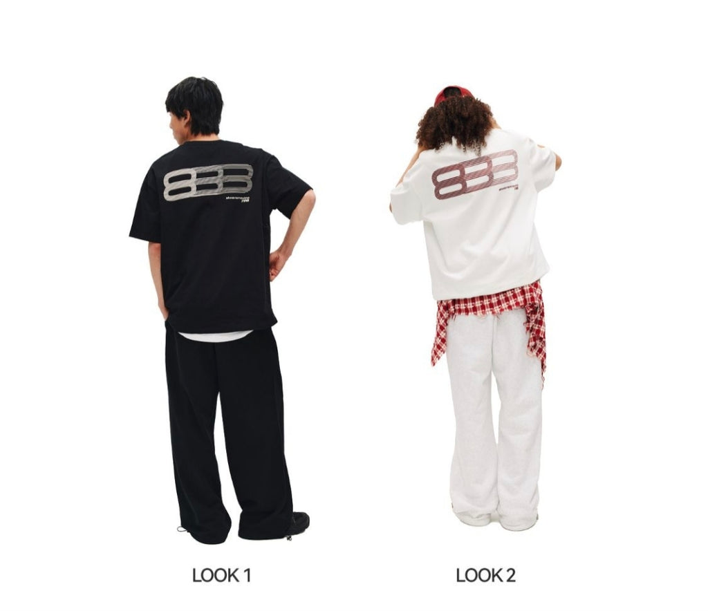 BALENCIAGA Kaos Logo Seri Huruf, Unisex, COD '"    '"  BA-1