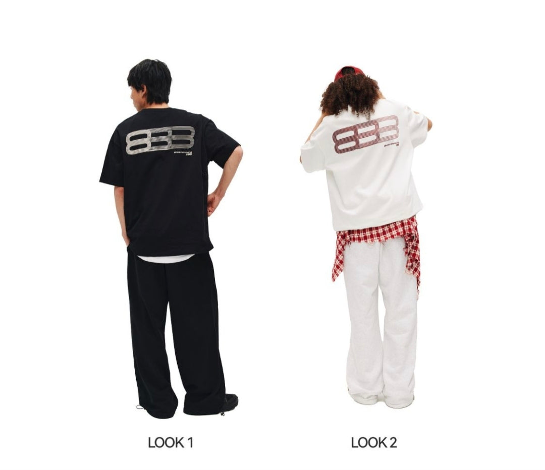 BALENCIAGA Kaos Logo Seri Huruf, Unisex, COD '"    '"  BA-1