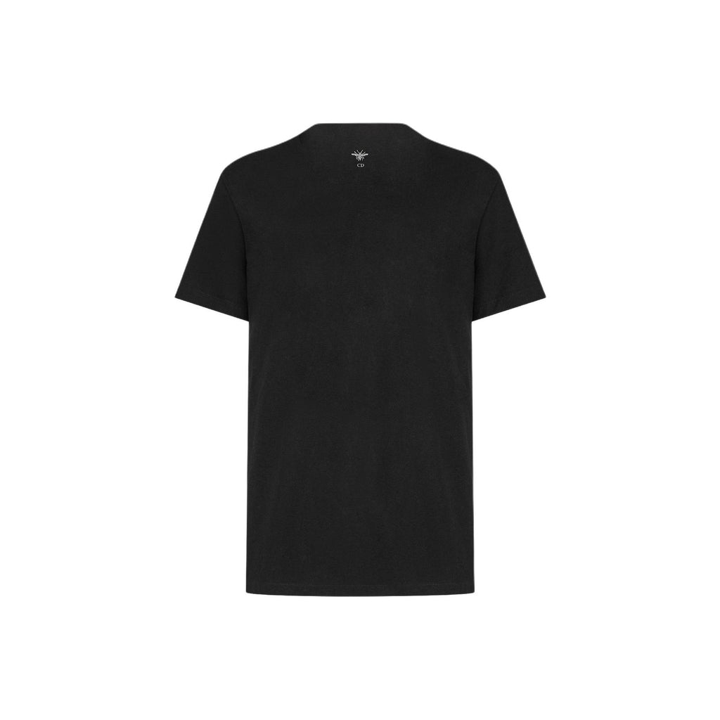 Kaos Pendek DIOR dengan Motif Gambar/Cetak, Cocok untuk Pria dan Wanita  -D-23