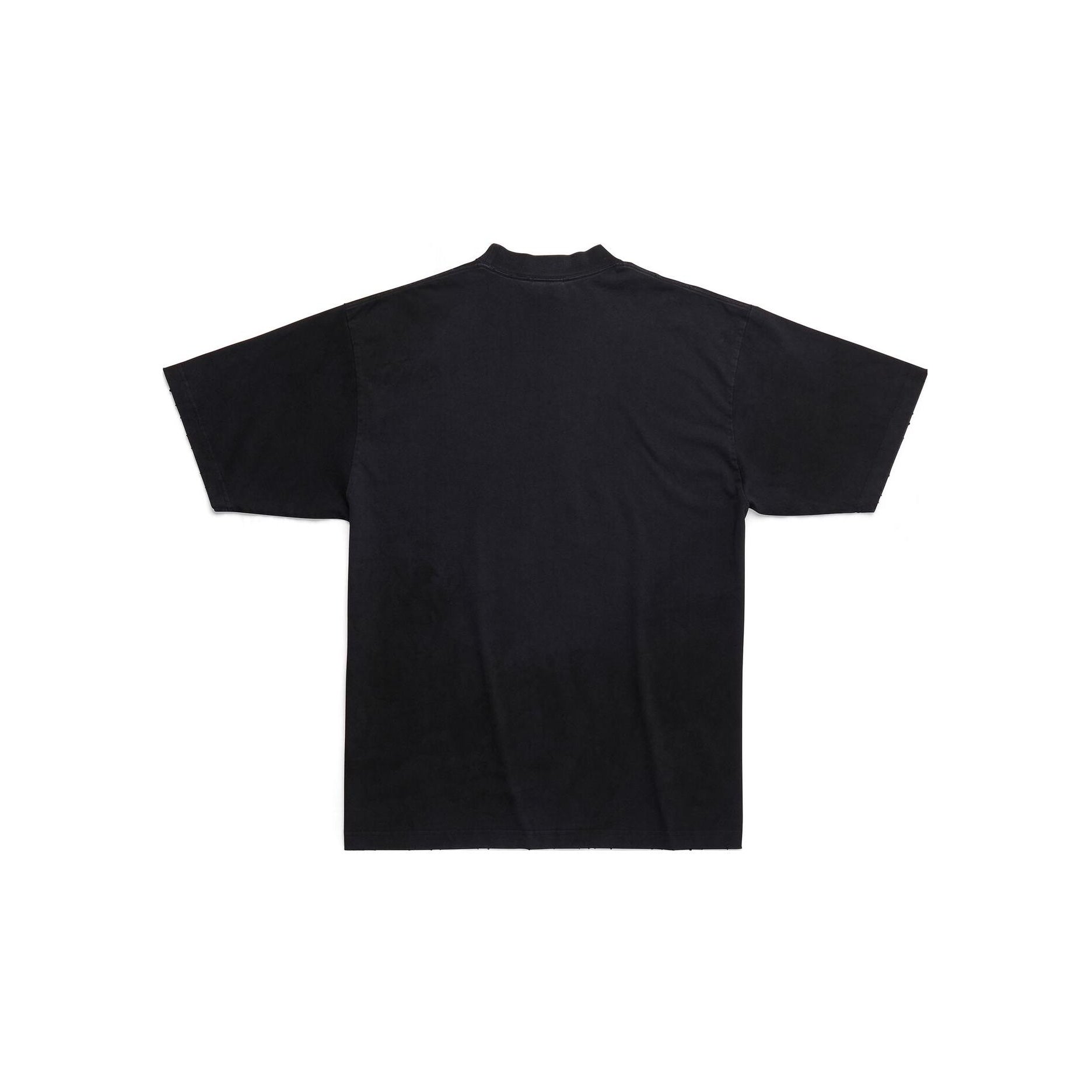 Kaos Pendek Balenciaga dengan Motif Gambar/Cetak, Cocok untuk Pria dan Wanita -BL-22