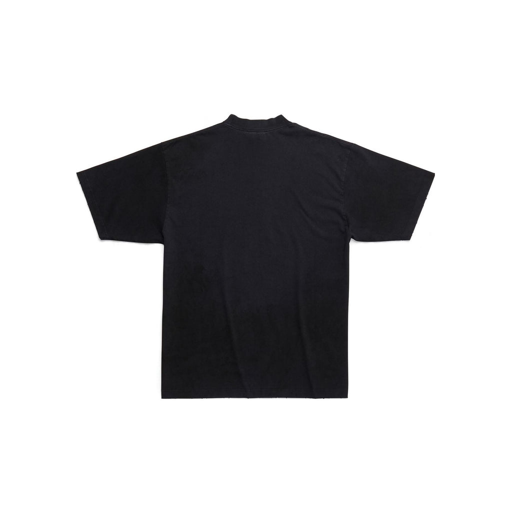 Kaos Pendek Balenciaga dengan Motif Gambar/Cetak, Cocok untuk Pria dan Wanita -BL-14