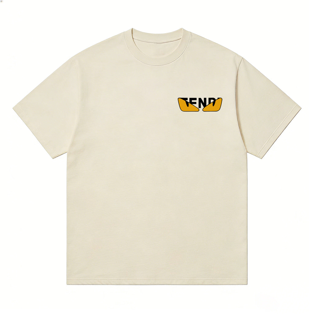 FENDI Kaos Oversize Original - Kualitas Terbaik, Unisex, COD FD-1