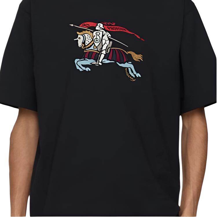 Burberry Kaos Logo Seri Huruf, Unisex, COD '"B-62