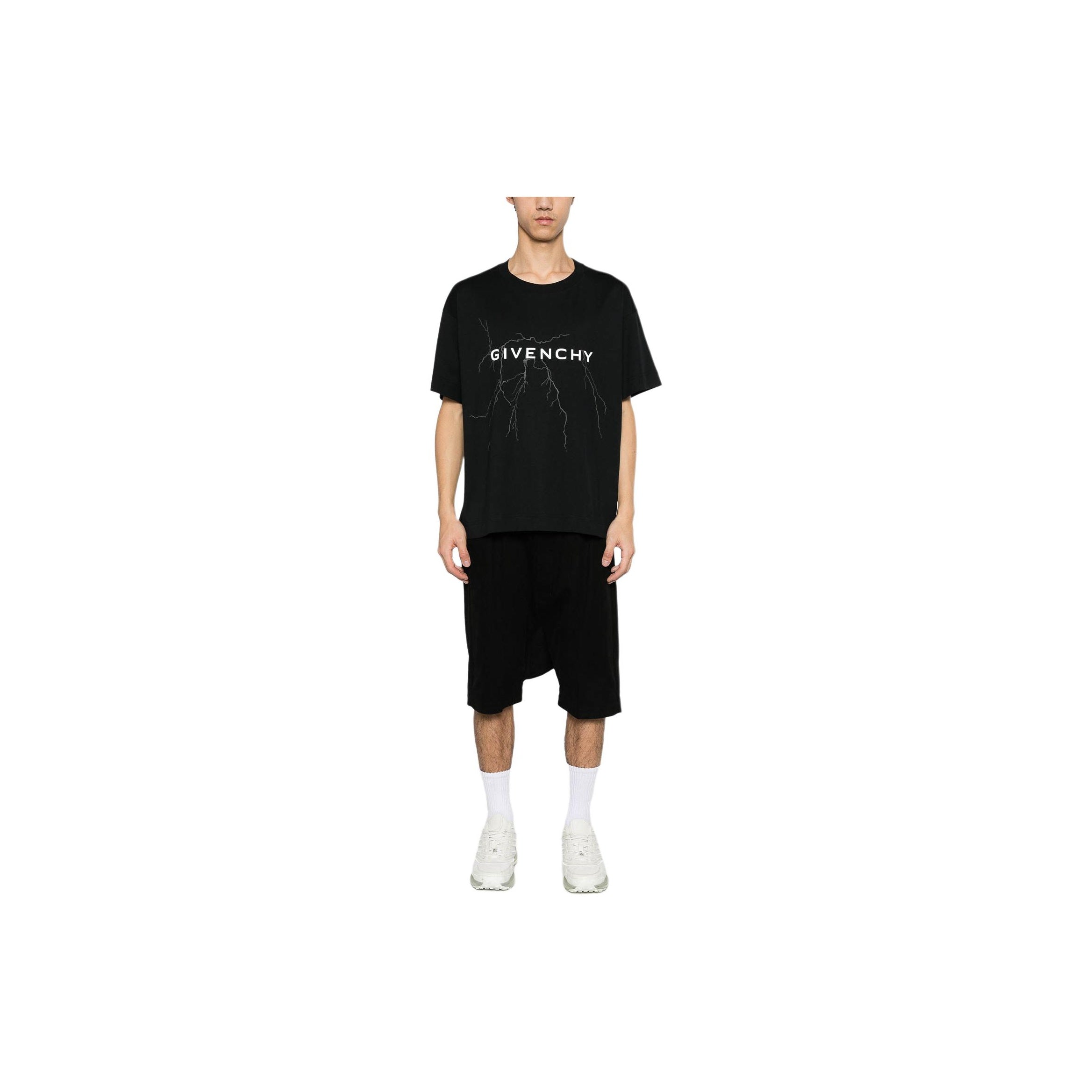 Kaos Givenchy Bermotif, Unisex -J-06