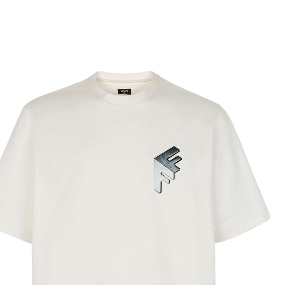 Kaos Pendek FENDI dengan Motif Gambar/Cetak, Cocok untuk Pria dan WanitaF-15