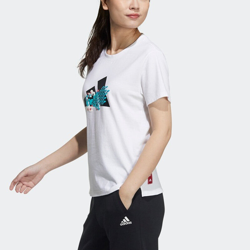 adidas Kaos Logo Seri Huruf, Unisex, COD '" AD-32